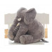 Pluche olifant knuffel grijs 58 cm