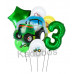 Tractor folie ballonnen set 7 delig verjaardag 1 - 3 - 4 jaar