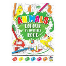 Kleurboekje - kleuren op nummer - dieren 