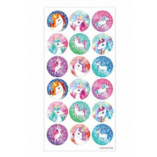 Stickervel 10x - eenhoorn dieren unicorn stickers