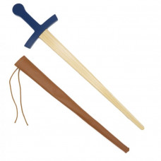 Houten zwaard met schede 60 cm