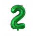 Folie ballonnen set - Jungle - verjaardag 2 - 3 - 4  jaar - 10 delig 