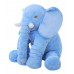 Pluche olifant knuffel in baby blauw 35 cm