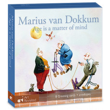 Wenskaarten doosje 8x Marius van Dokkum - Age is a matter