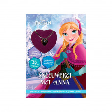Frozen doeboek Sneeuwpret met Anna + kettinkje