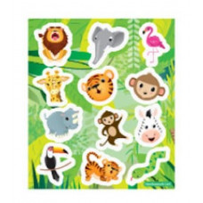Stickervel jungle dieren stickers